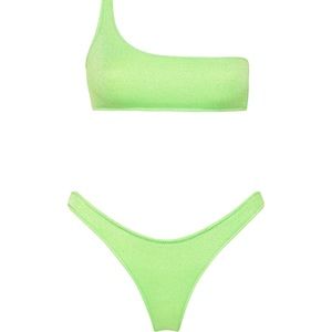 TRIANGLE MELROSE GREEN SPARKLE BIKINI